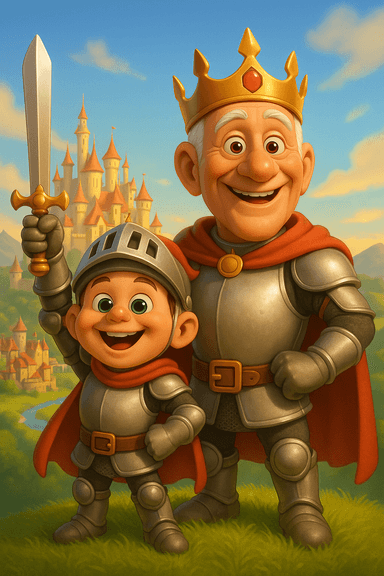 Eind boekomslag met opa en kind